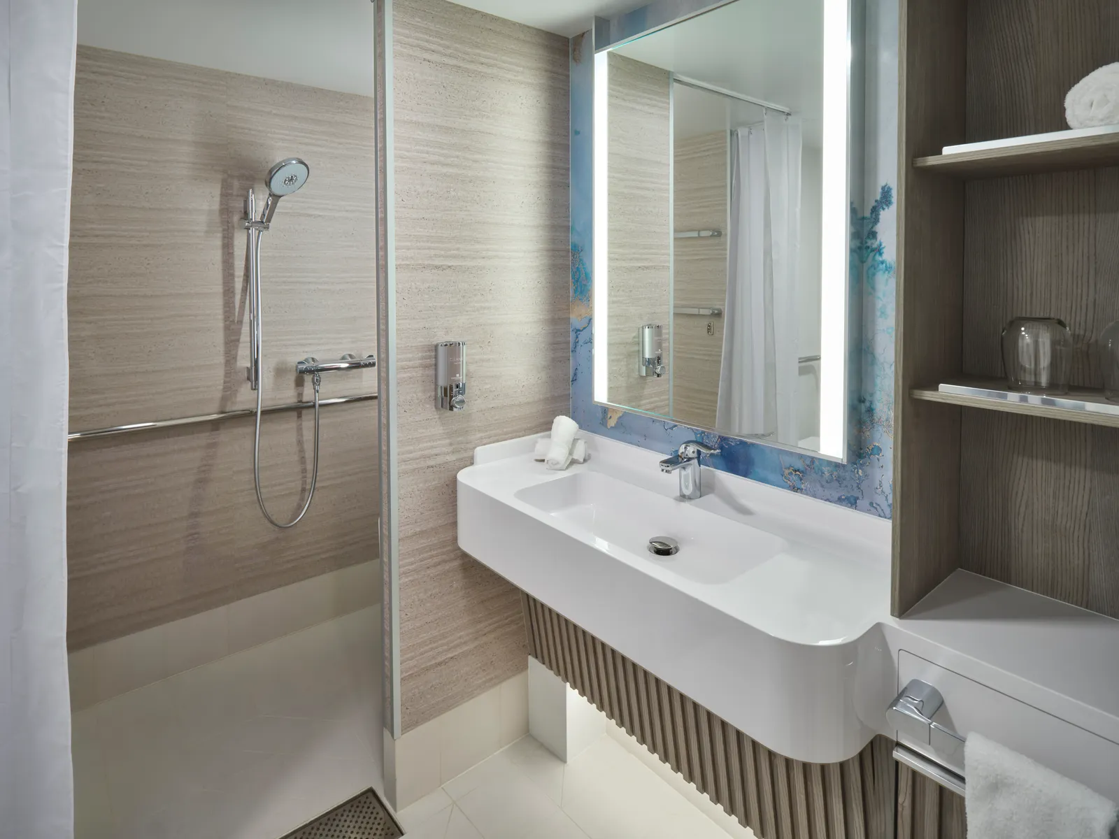 Obstructed Ocean View Bathroom