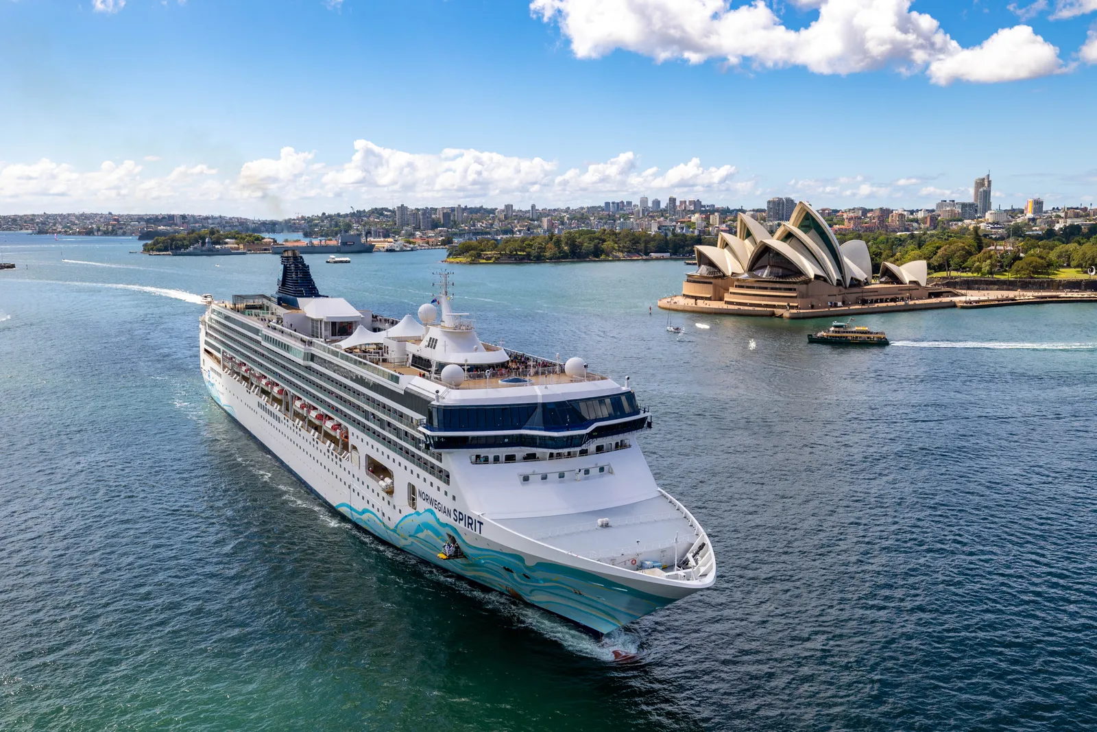 Aerial - Sydney Harbour & Sydney Opera House