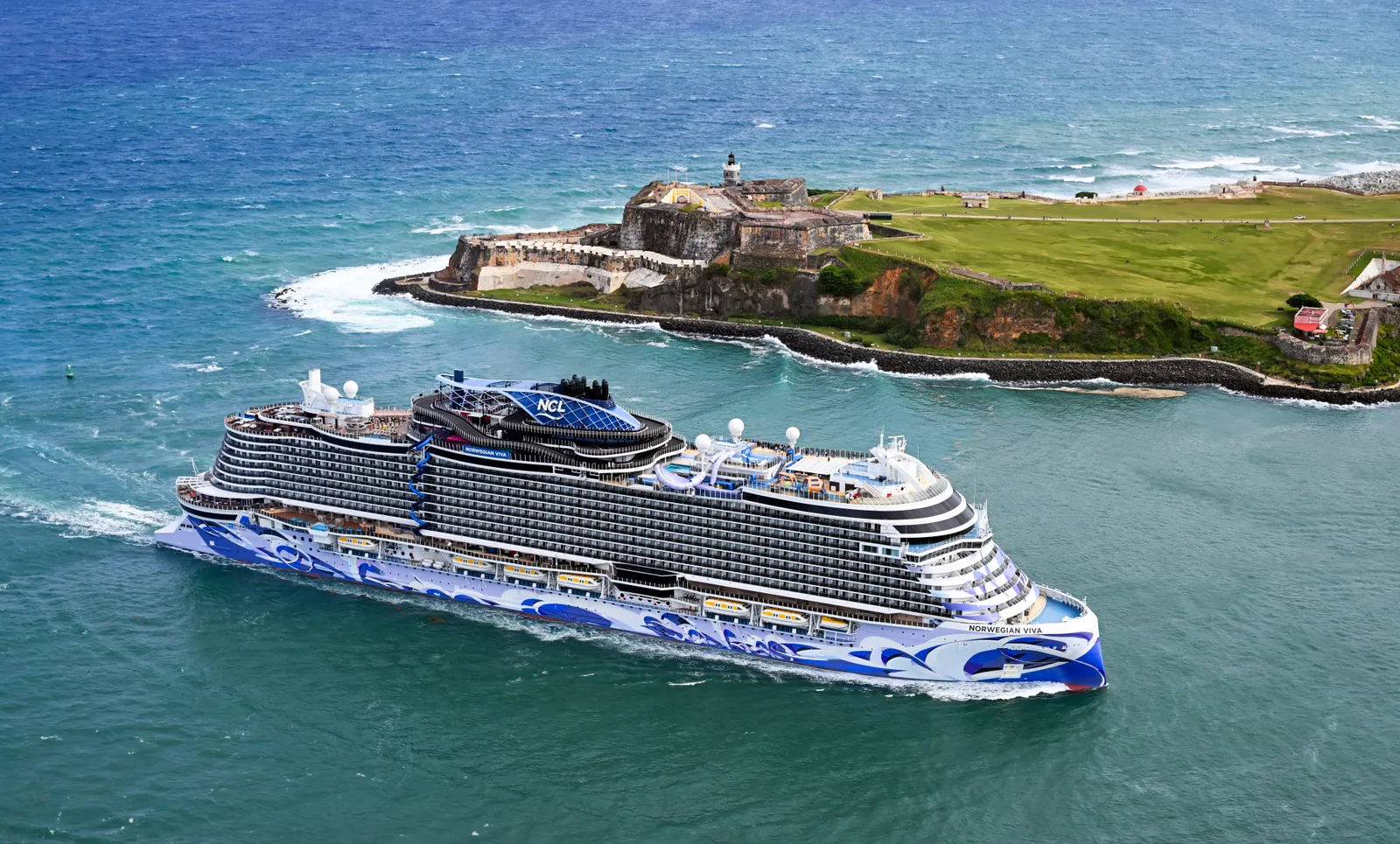 NCL Viva Aerial SanJuan 0908