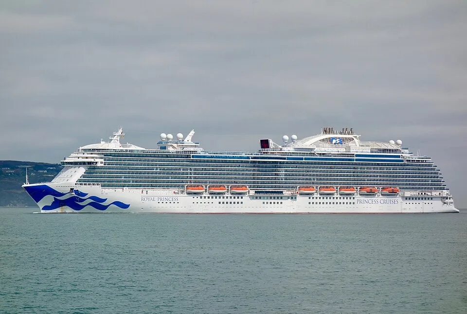 Royal Princess at sea