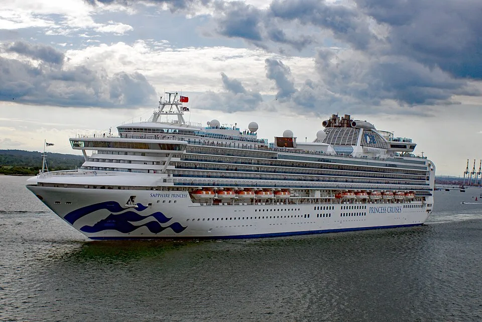 Sapphire Princess at sea