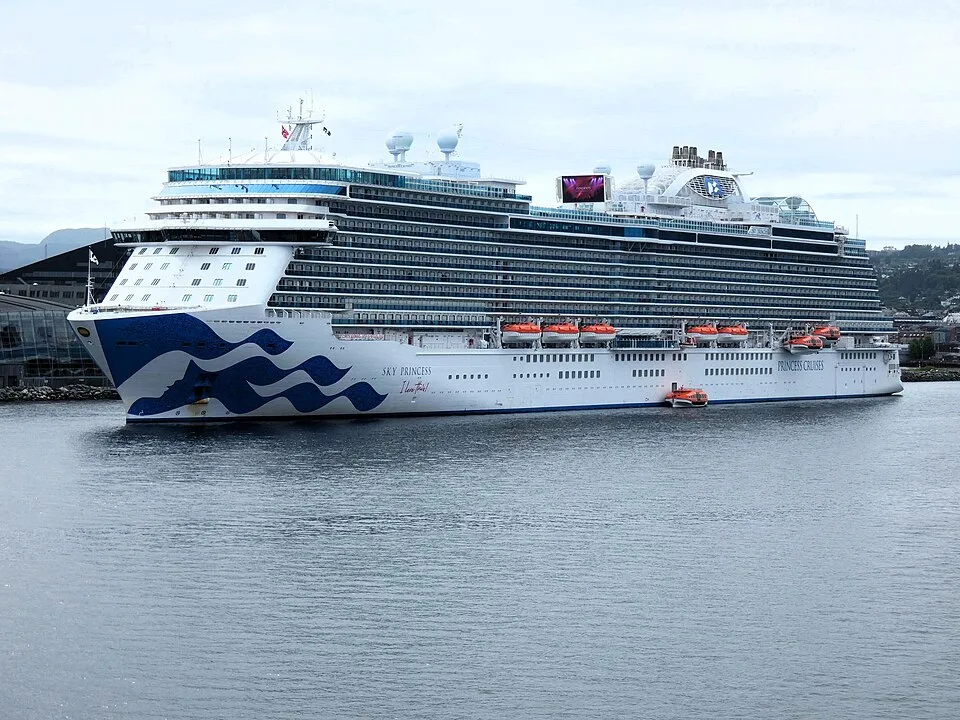 Sky Princess at sea