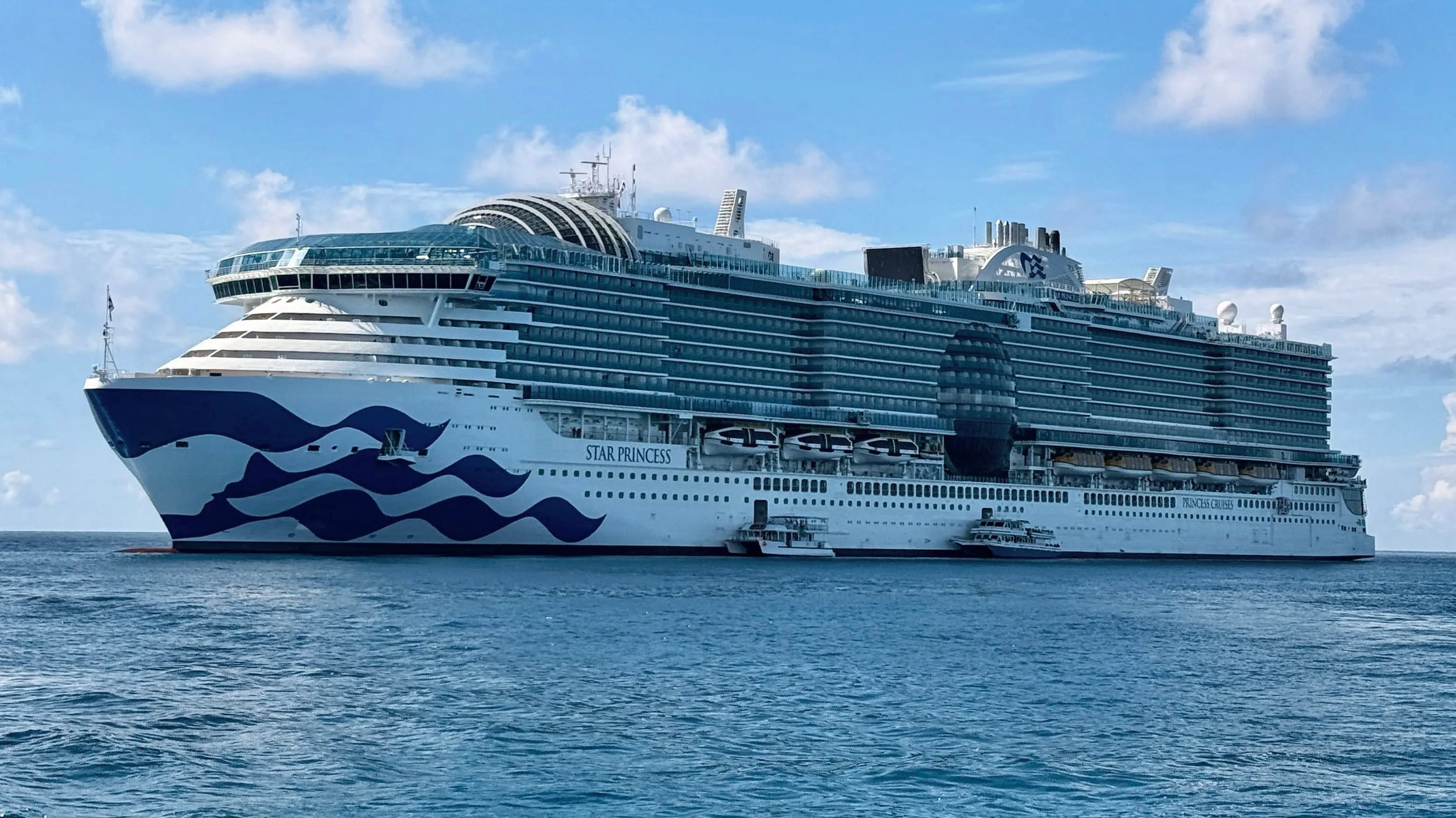 Star Princess at sea